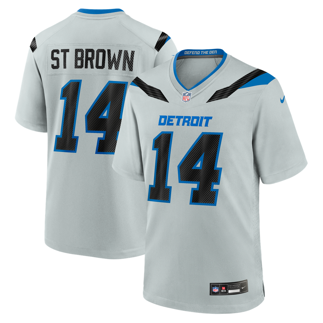 Amon-Ra St. Brown Detroit Lions 2026 Rivalries Collection Jersey - Silver