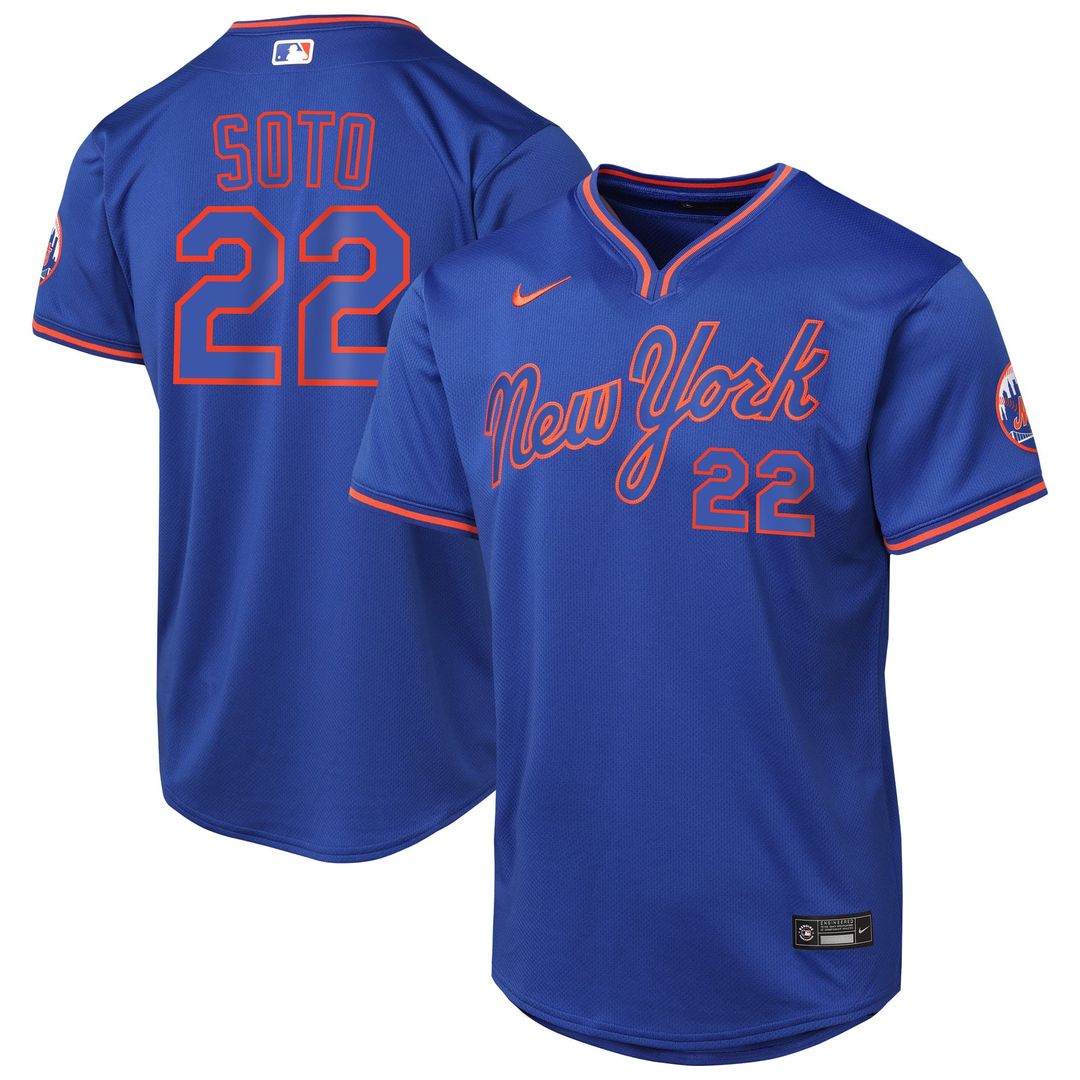 Juan Soto New York Mets Youth Alternate 2 Jersey – Royal