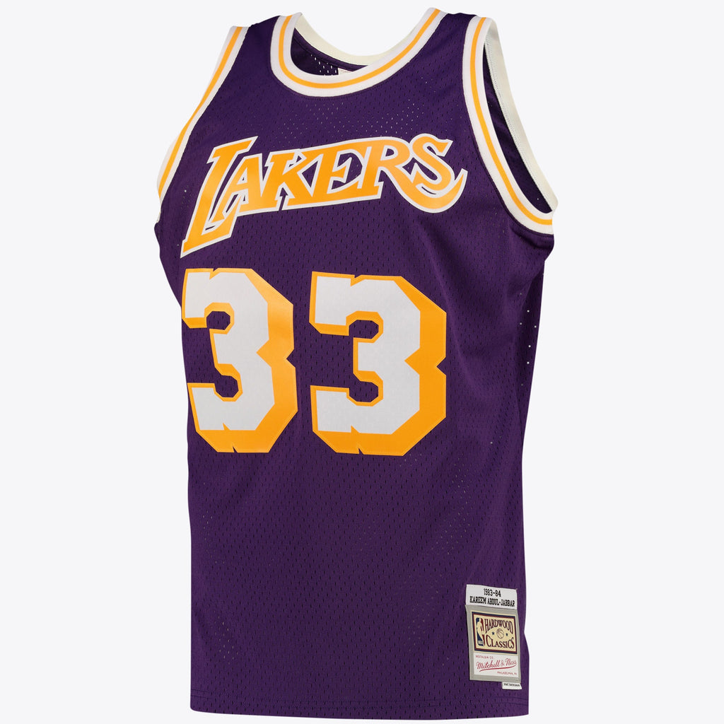 Los Angeles Lakers Kareem Abdul-Jabbar Alternate Jersey - Purple - Mens