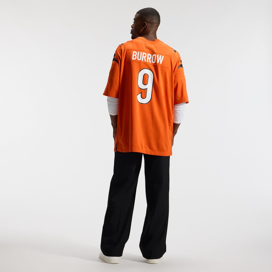 Joe Burrow Cincinnati Bengals Alternate Jersey - Orange