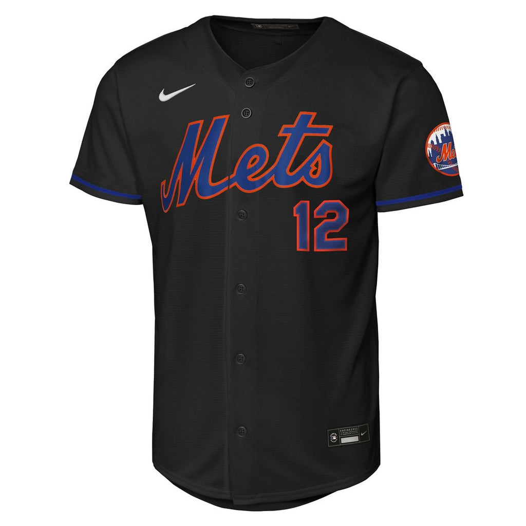 Francisco Lindor New York Mets Youth Home Jersey - White