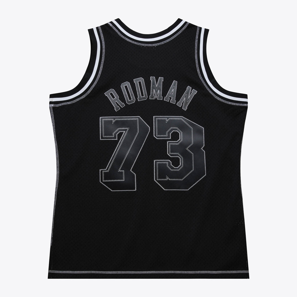 Los Angeles Lakers Dennis Rodman 1998 Contrast 2K Jersey - Black