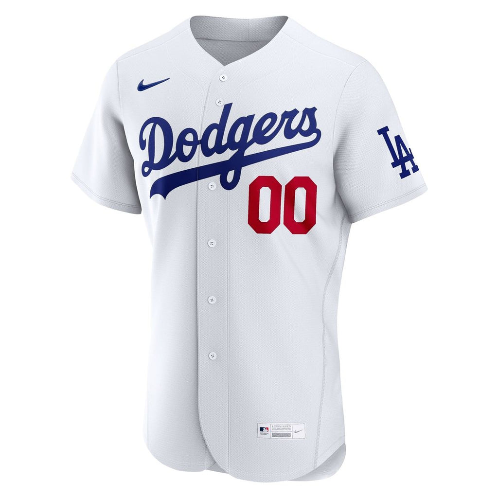 Los Angeles Dodgers Home Authentic Custom Jersey - White