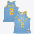 Los Angeles Lakers Derek Fisher 2001 Jersey - Columbia Blue