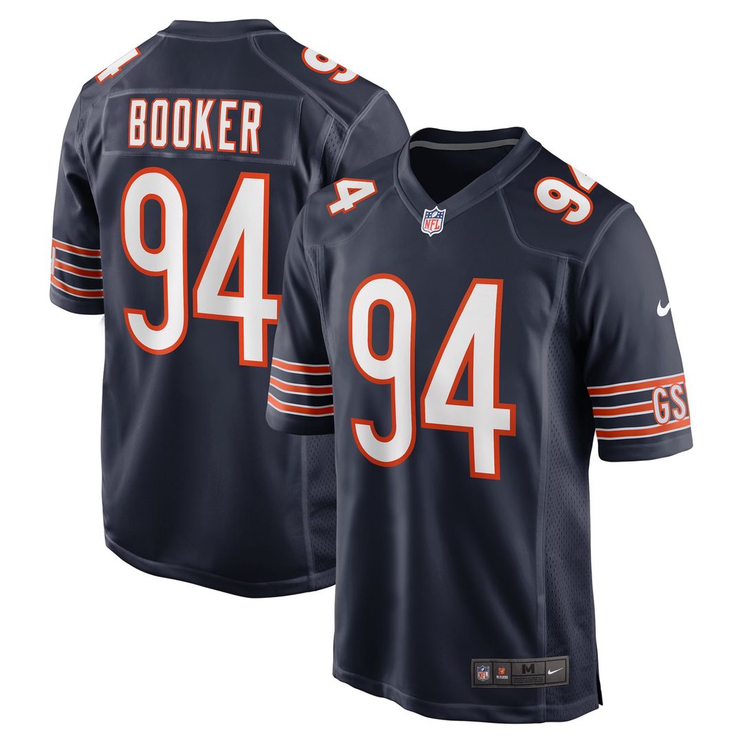 Austin Booker Chicago Bears Jersey - Navy