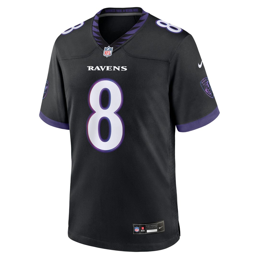 Lamar Jackson Baltimore Ravens Alternate Jersey - Black