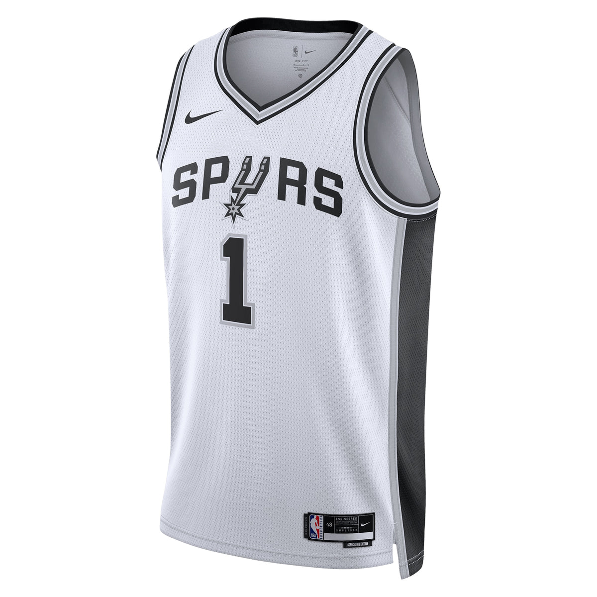 San Antonio Spurs Jersey - White - Victor Wembanyama - Unisex