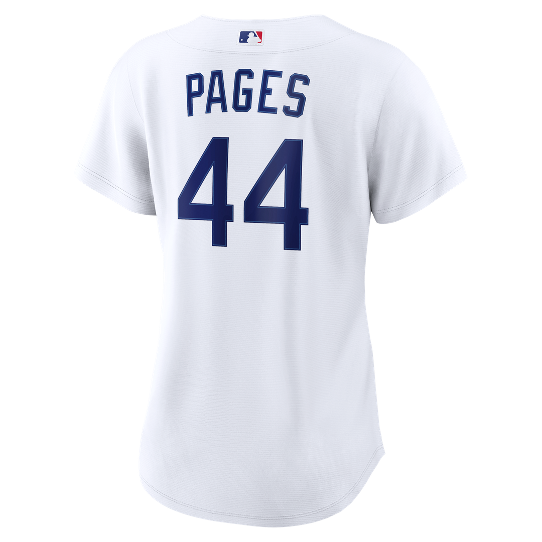 Andy Pages Los Angeles Dodgers Women's Home Jersey - White
