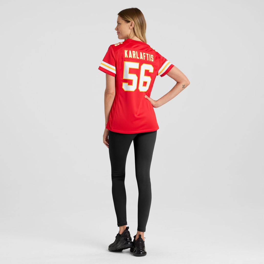 George Karlaftis Kansas City Chiefs Women's Jersey - Red