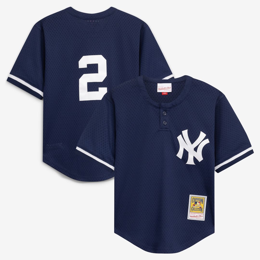Derek Jeter New York Yankees Toddler Mesh Jersey - Navy