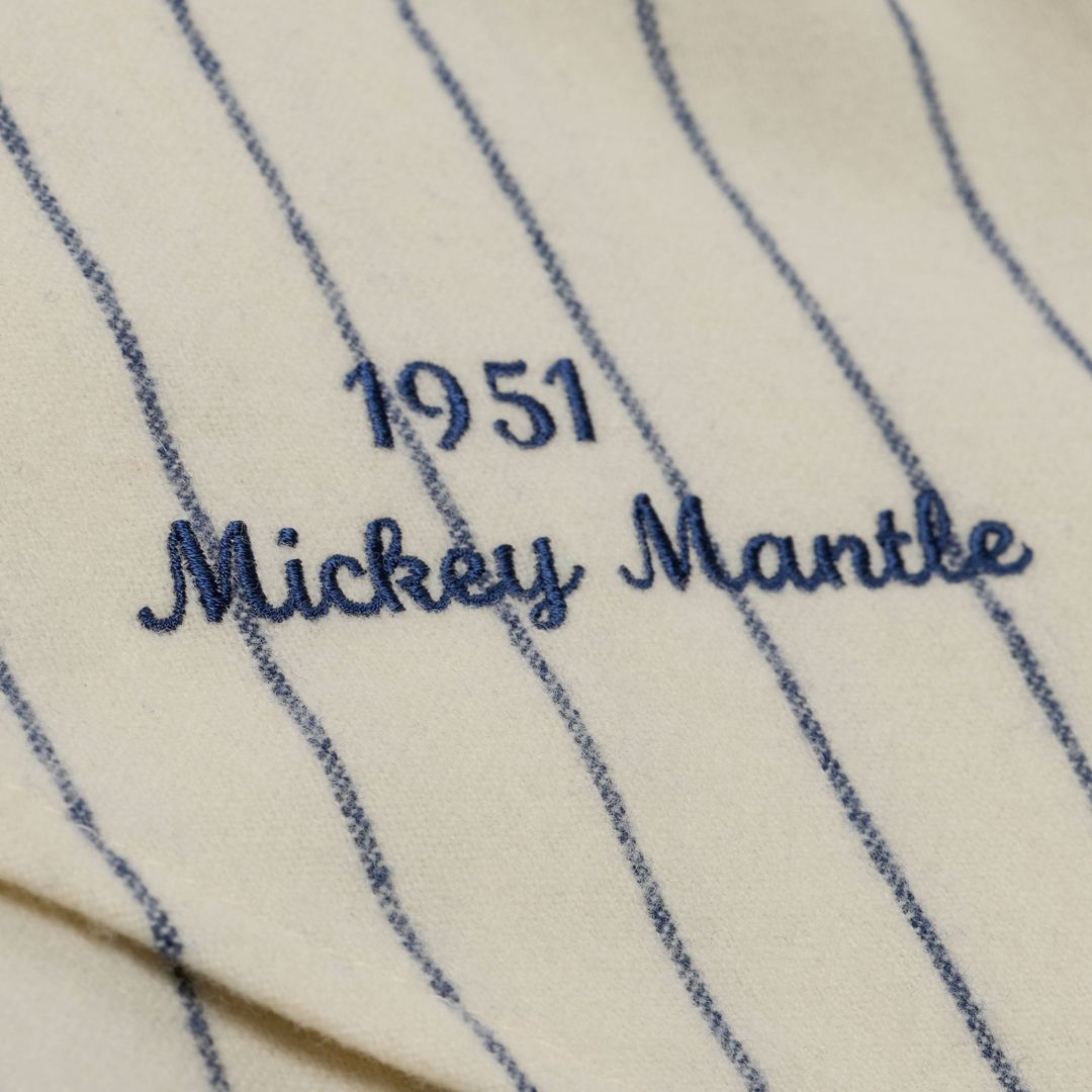 Mickey Mantle New York Yankees 1951 Jersey - Cream