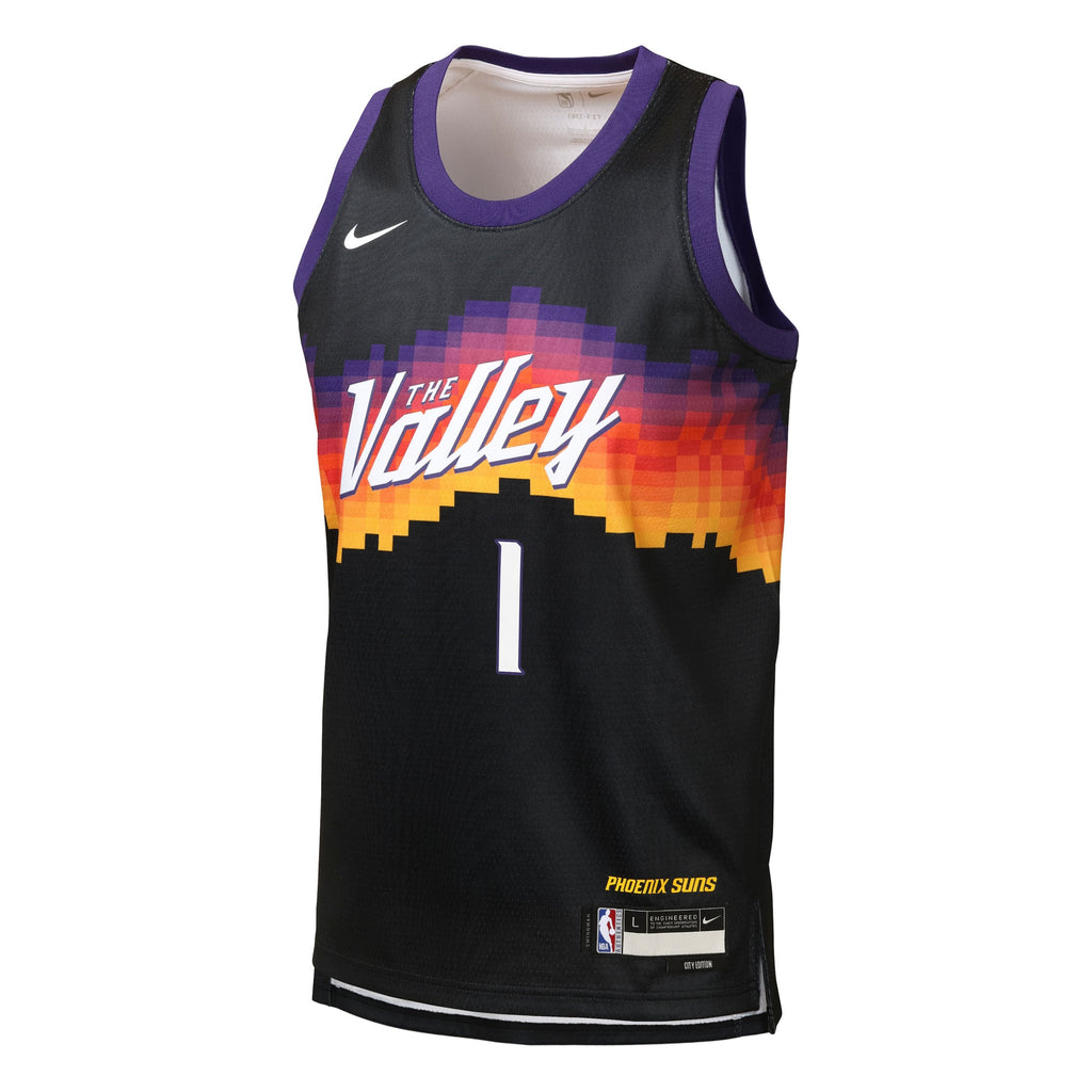 Phoenix Suns 2025/26 Jersey - Black - Devin Booker - Youth