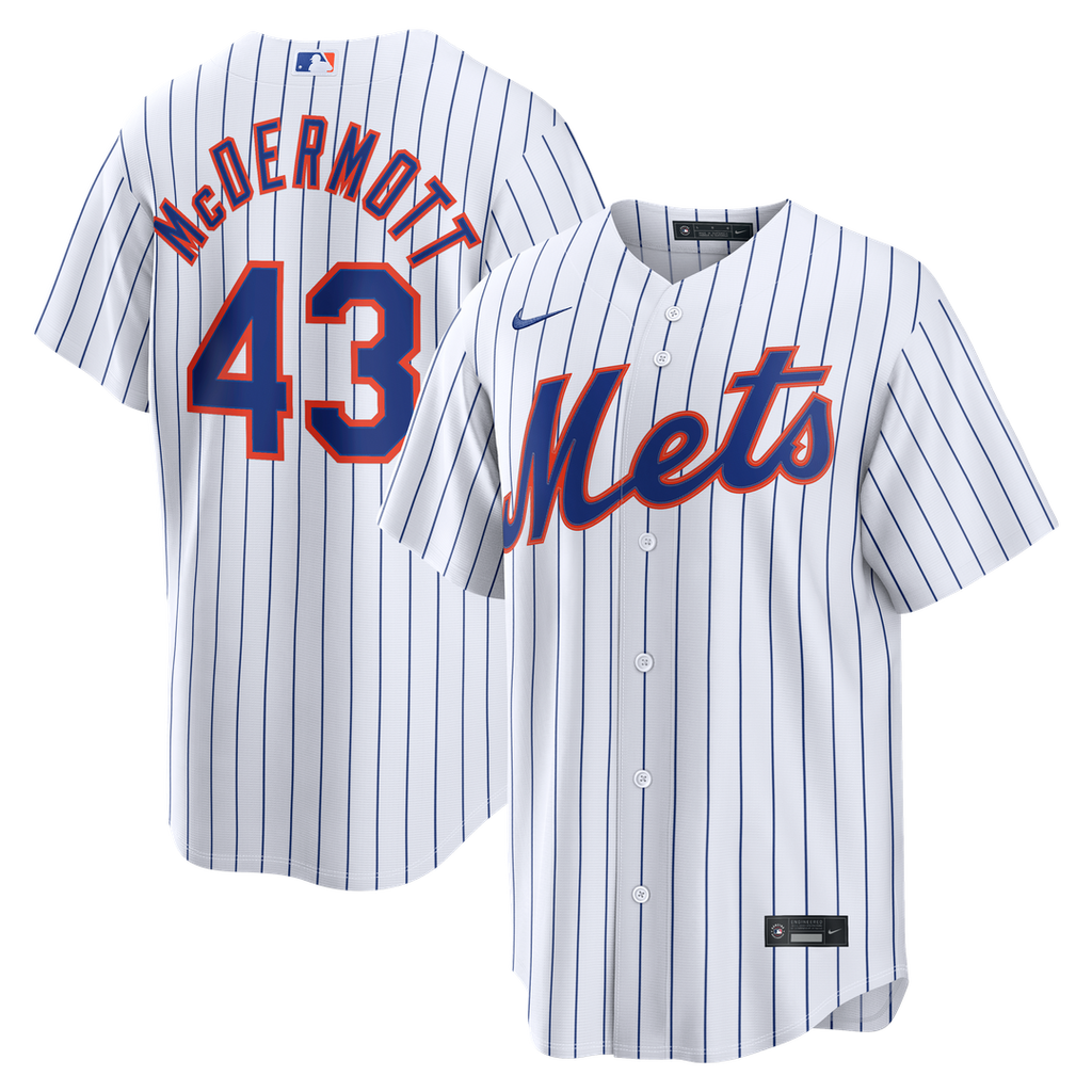 Chayce McDermott New York Mets Home Jersey - White