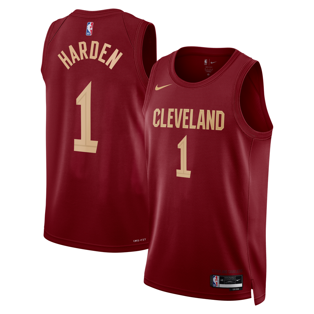 Cleveland Cavaliers Jersey - Wine - James Harden - Unisex