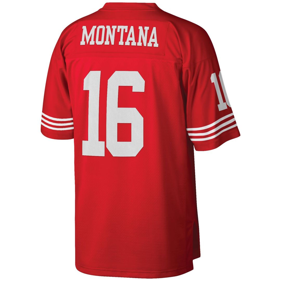 Joe Montana San Francisco 49ers Big & Tall 1990 Retired Player Jersey - Scarlet
