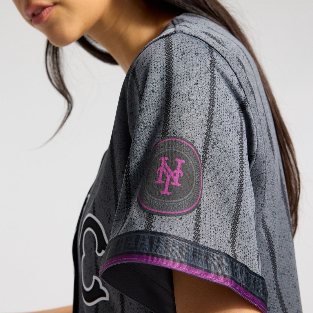 New York Mets Women's Jersey - Gray