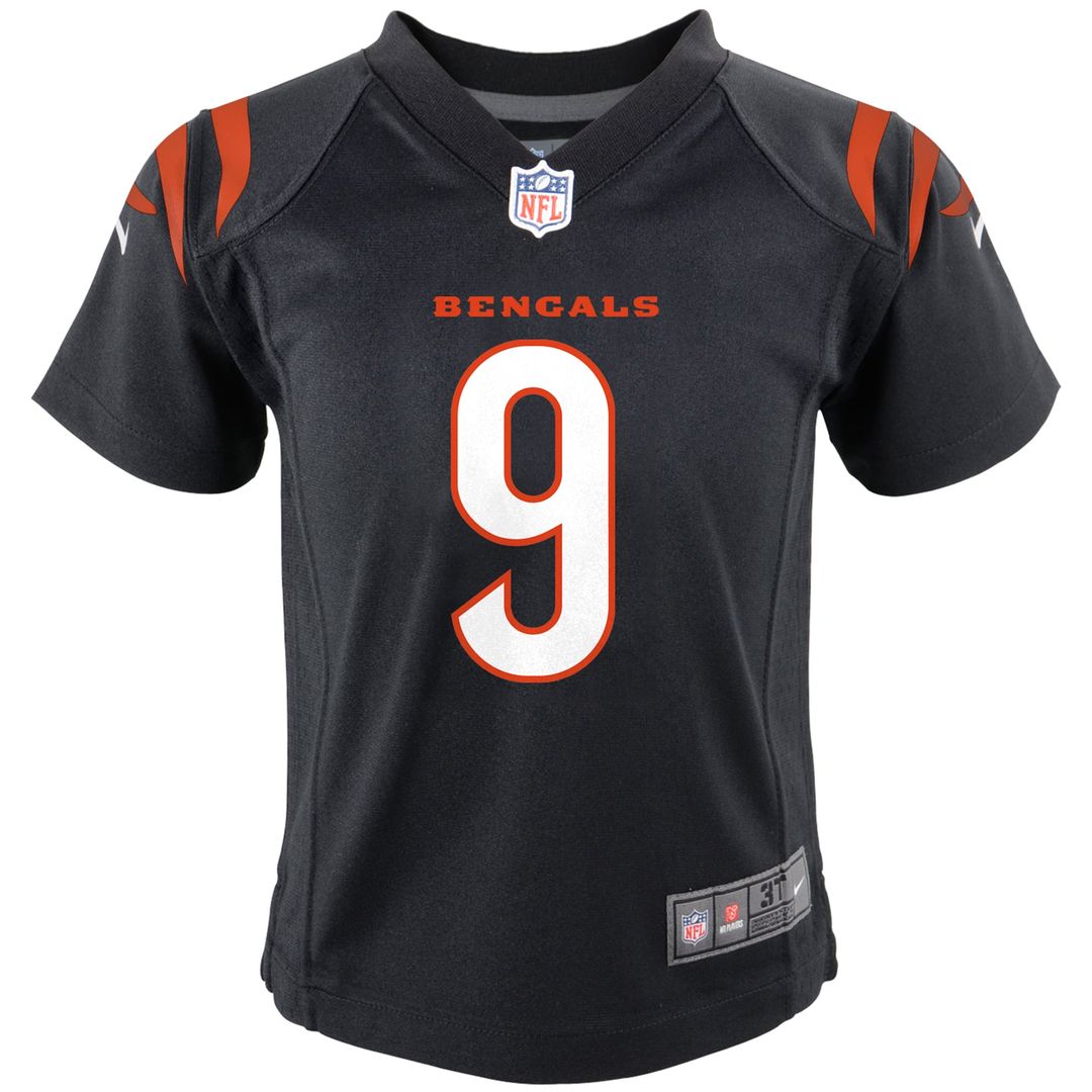 Joe Burrow Cincinnati Bengals Preschool Jersey - Black