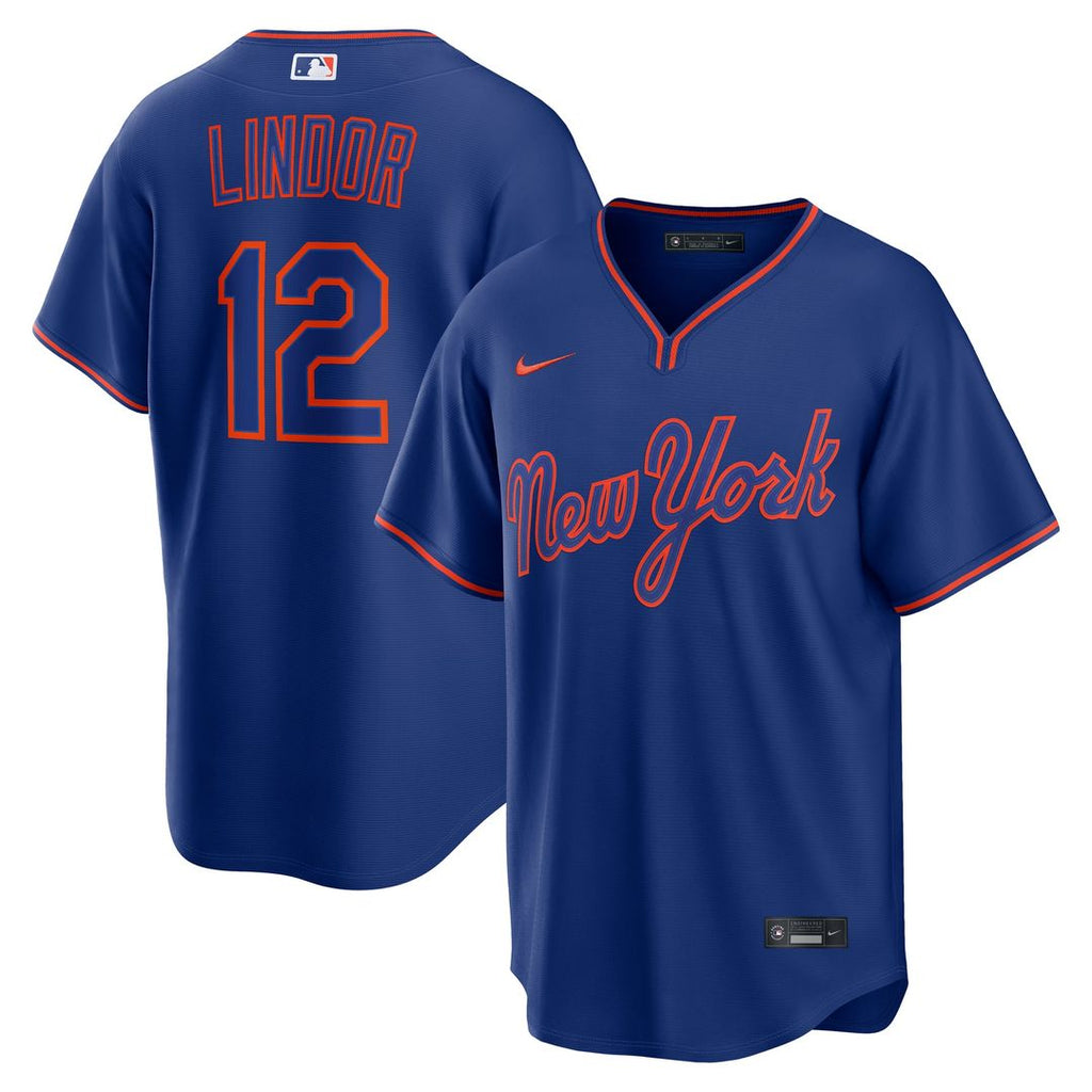 Francisco Lindor New York Mets Road Jersey - Gray