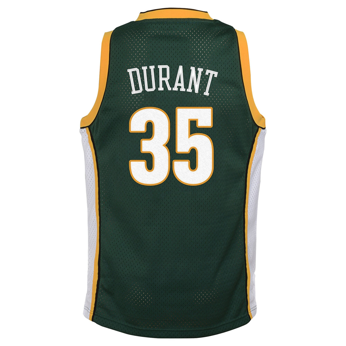 Seattle Supersonics Kevin Durant 2007-08 Road Jersey - White/Green - Youth