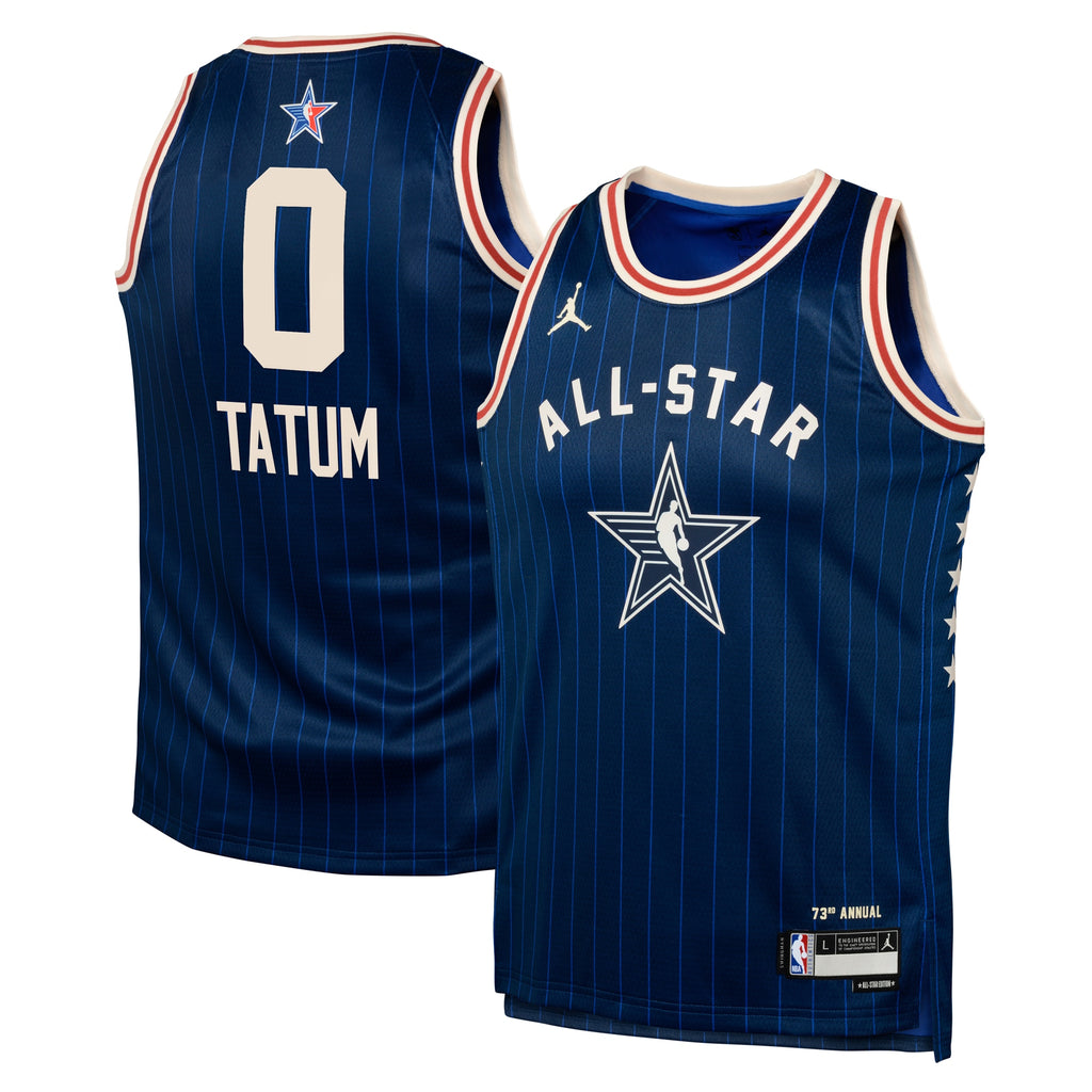 Eastern Conference All-Star 2024 Jersey - Navy - Jayson Tatum - Youth
