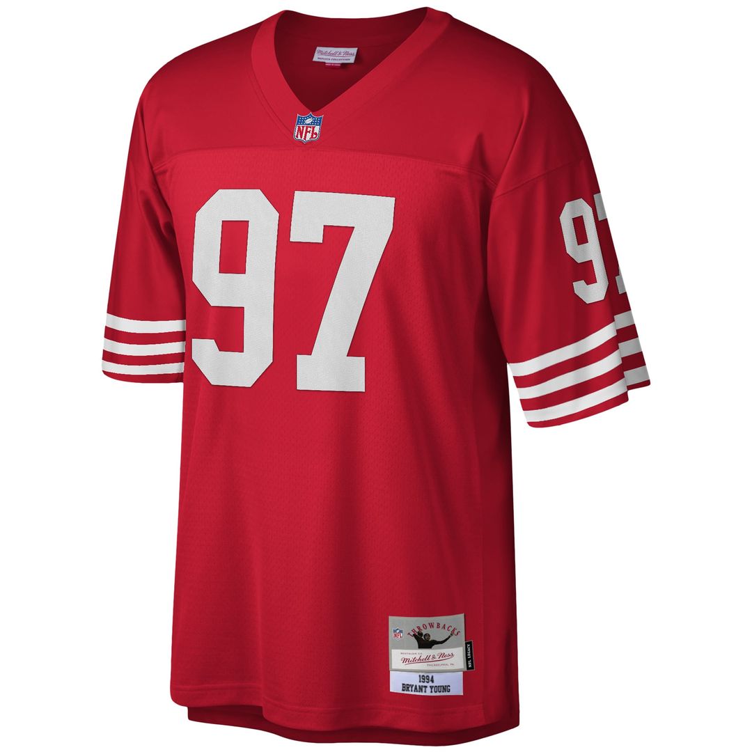 Bryant Young San Francisco 49ers Legacy Jersey - Scarlet
