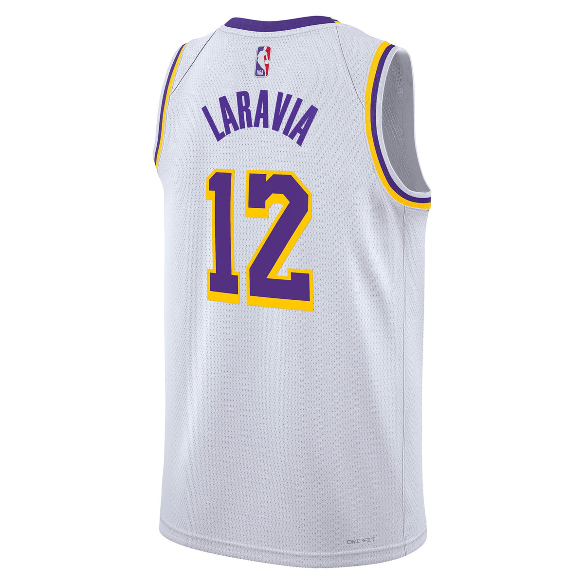 Los Angeles Lakers Jersey - White - Jake LaRavia - Unisex