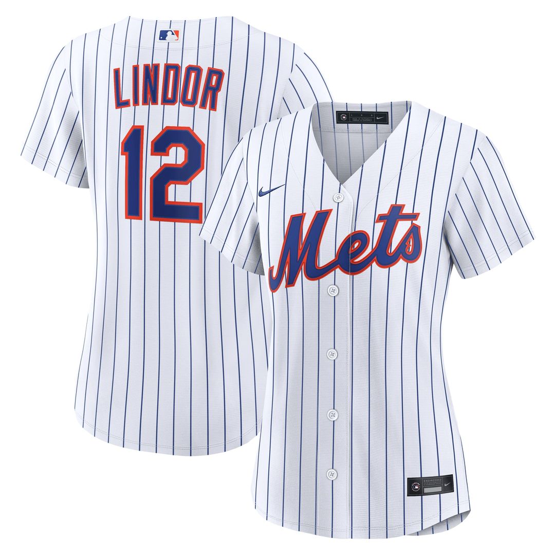 Francisco Lindor New York Mets Women's Home Jersey - White