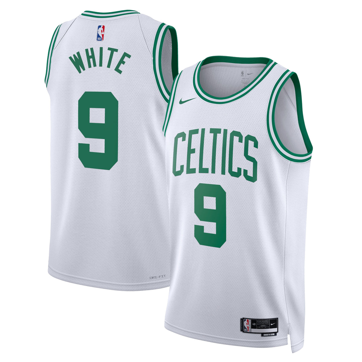 Boston Celtics Jersey - White - Derrick White - Unisex