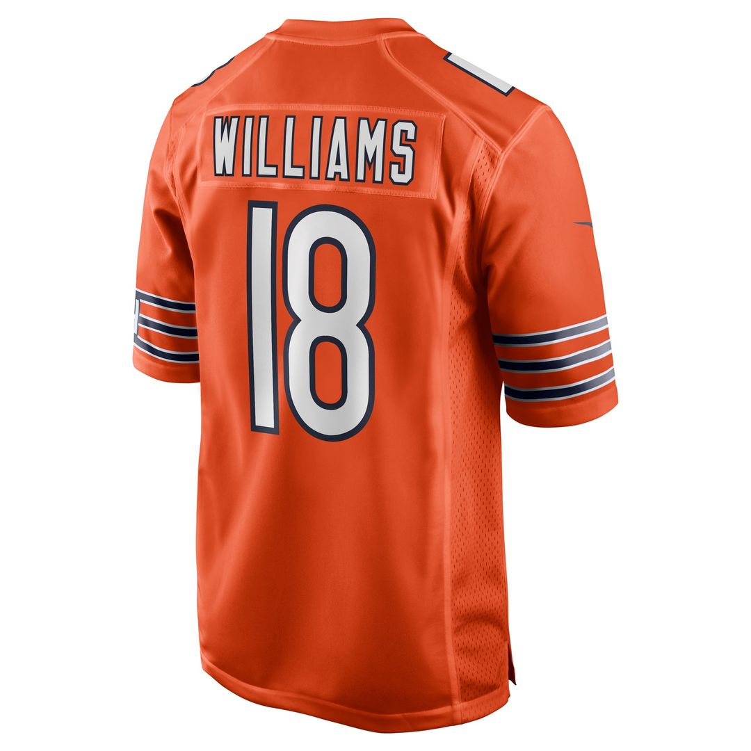 Caleb Williams Chicago Bears Alternate Player Jersey - Orange