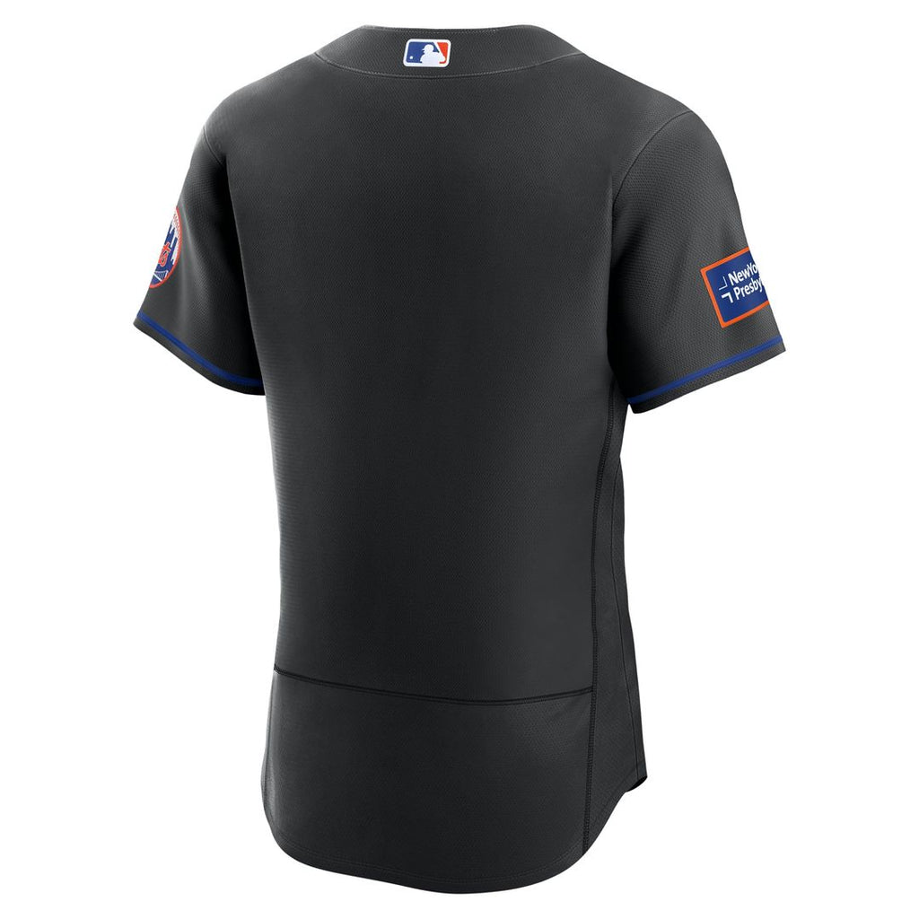 New York Mets Home Sponsor Patch Jersey - White