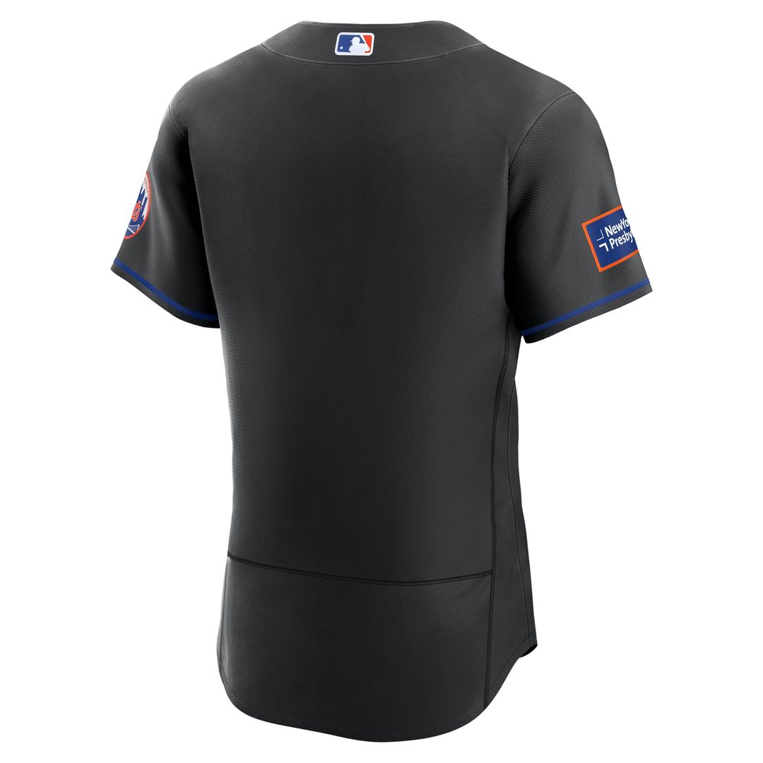 New York Mets Home Sponsor Patch Jersey - White