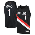 Portland Trail Blazers Replica Jersey - Black - Ja Morant - Youth