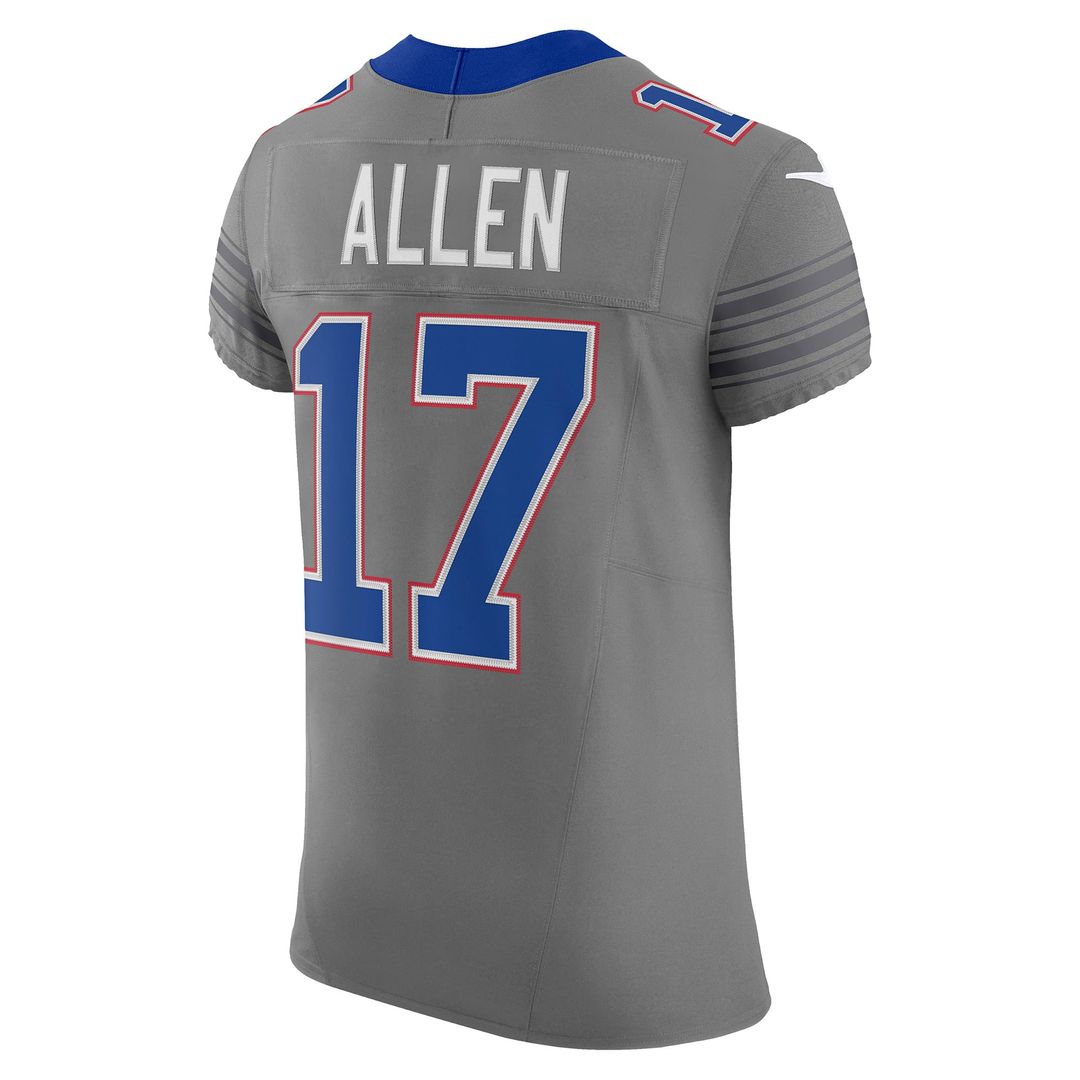 Josh Allen Buffalo Bills Nickel City Elite Jersey - Gray