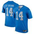 Amon-Ra St. Brown Detroit Lions Legend Player Performance Top - Blue