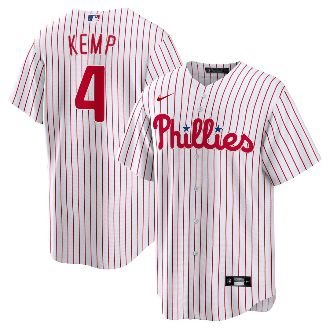 Otto Kemp Philadelphia Phillies Home Jersey - White