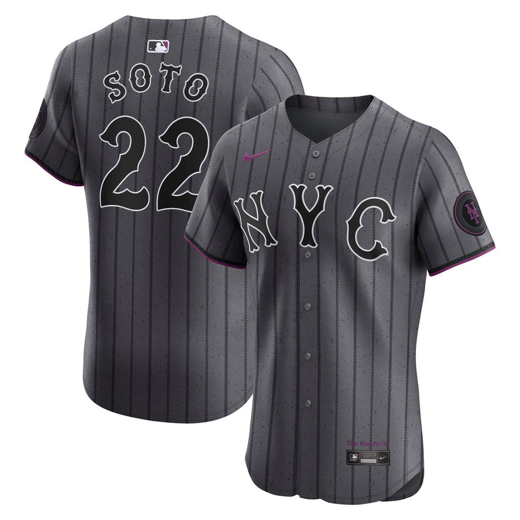 Juan Soto New York Mets Elite Jersey - Gray