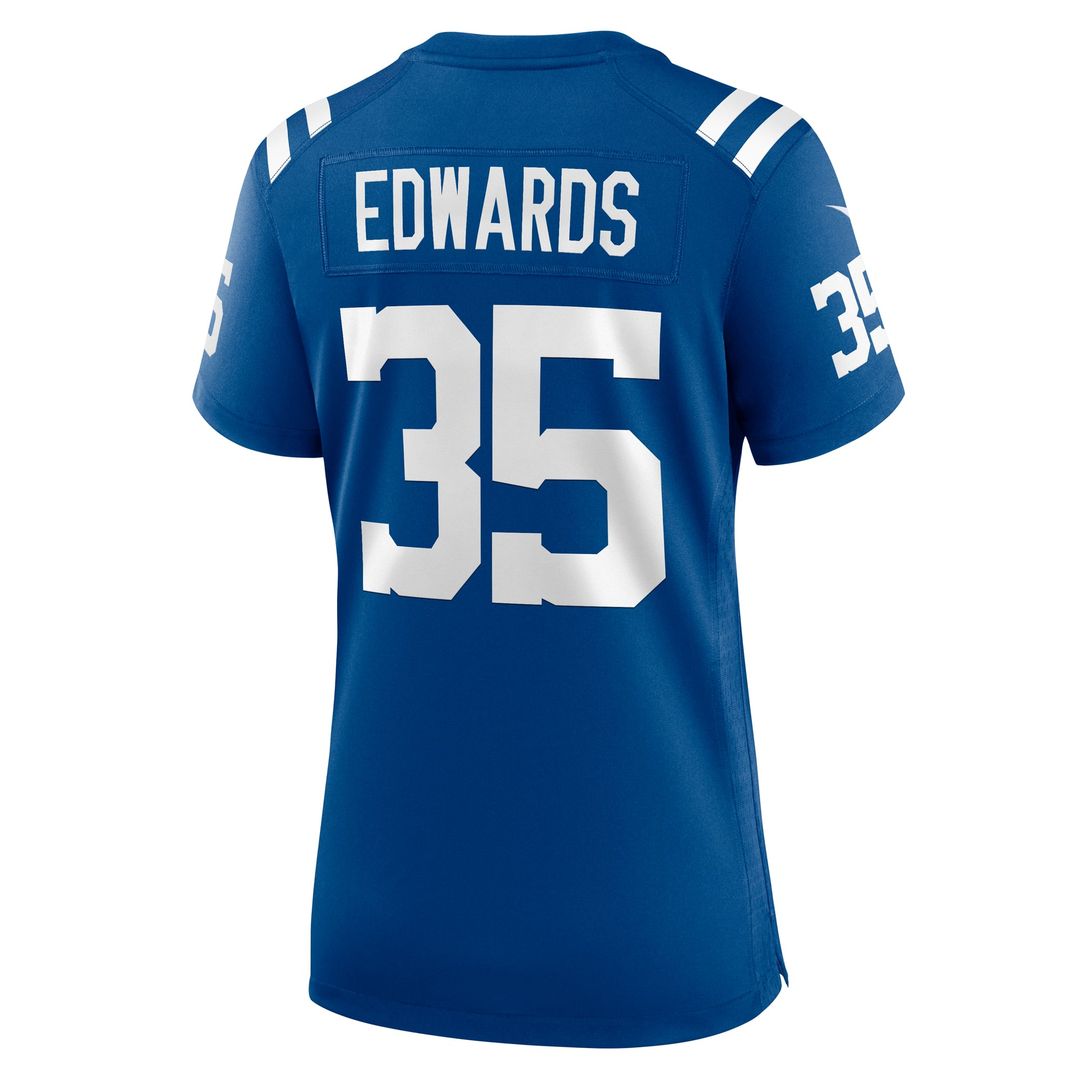 Johnathan Edwards Indianapolis Colts Women's Team Jersey - Royal