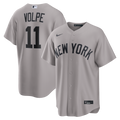 Anthony Volpe New York Yankees Road Jersey - Gray