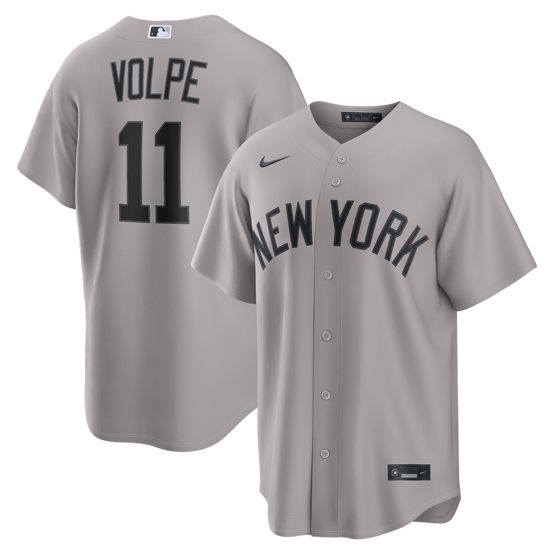 Anthony Volpe New York Yankees Road Jersey - Gray