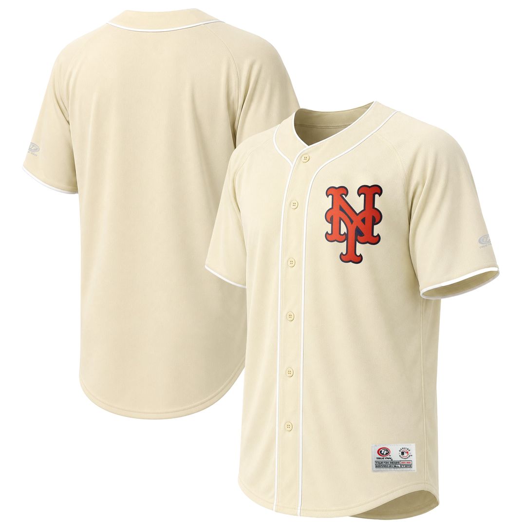 New York Mets Fashion Jersey - Cream