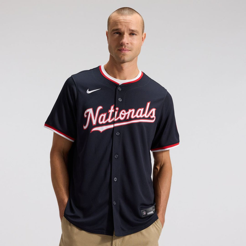 James Wood Washington Nationals Alternate Jersey - Navy