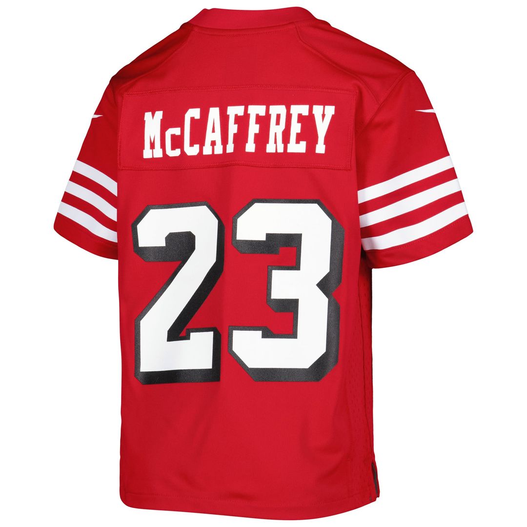 Christian McCaffrey San Francisco 49ers Youth Jersey - Scarlet