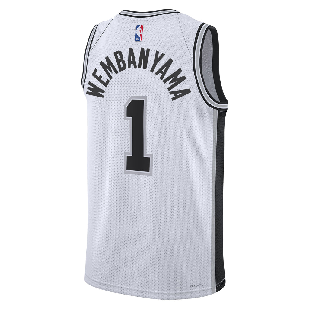 San Antonio Spurs Jersey - White - Victor Wembanyama - Unisex
