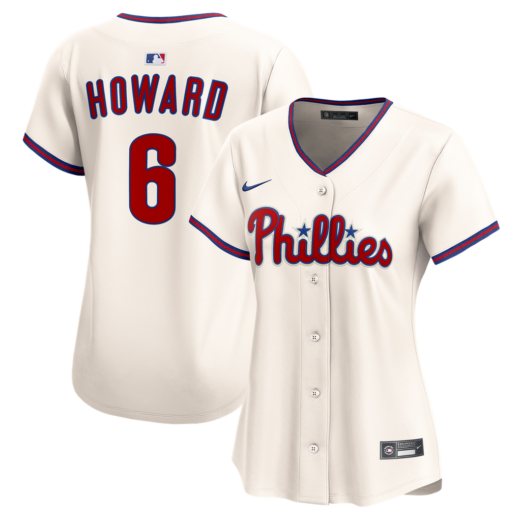 Ryan Howard Philadelphia Phillies Women's Jersey - White