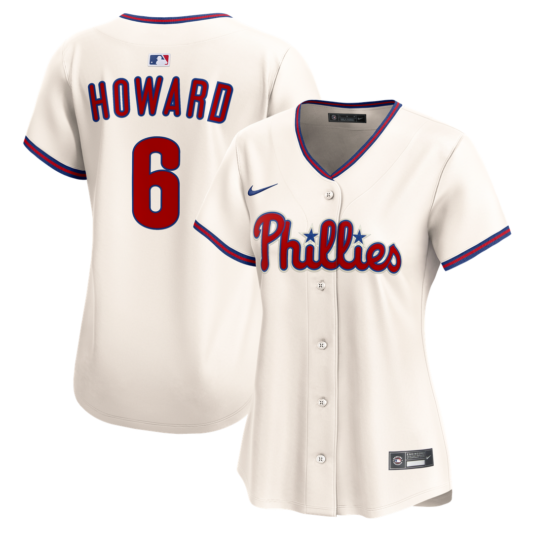 Ryan Howard Philadelphia Phillies Women's Jersey - White