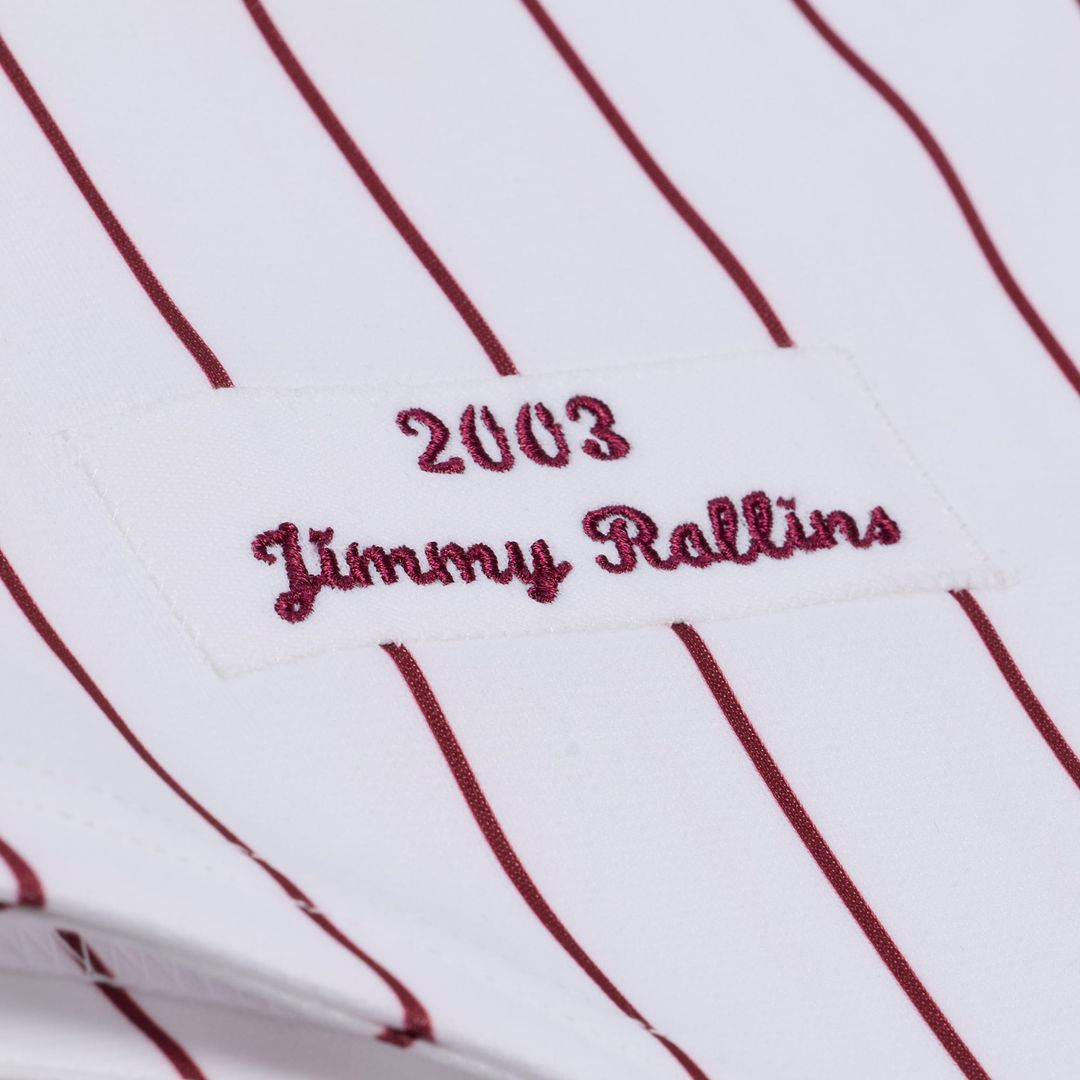 Jimmy Rollins Philadelphia Phillies 2003 Jersey - White