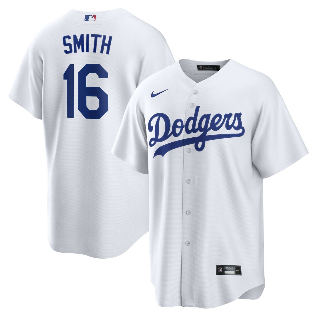 Will Smith Los Angeles Dodgers Home Jersey - White