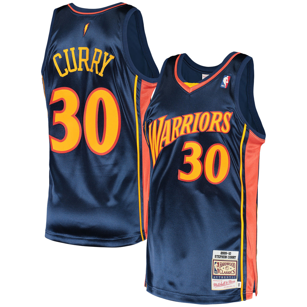 Men's Stephen Curry Navy Golden State Warriors 2009 Jersey