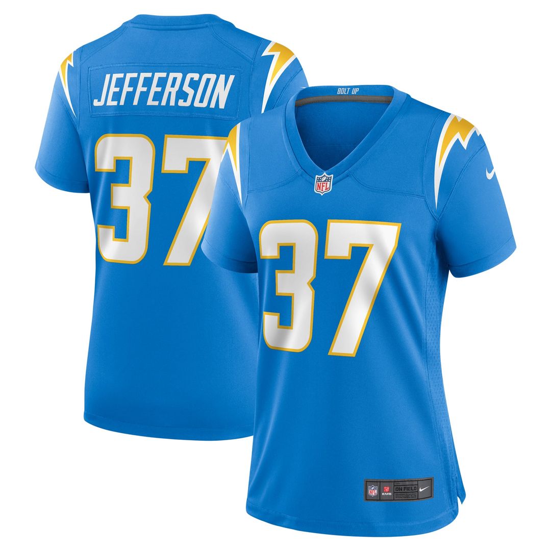 Tony Jefferson Los Angeles Chargers Women's Team Jersey - Powder Blue