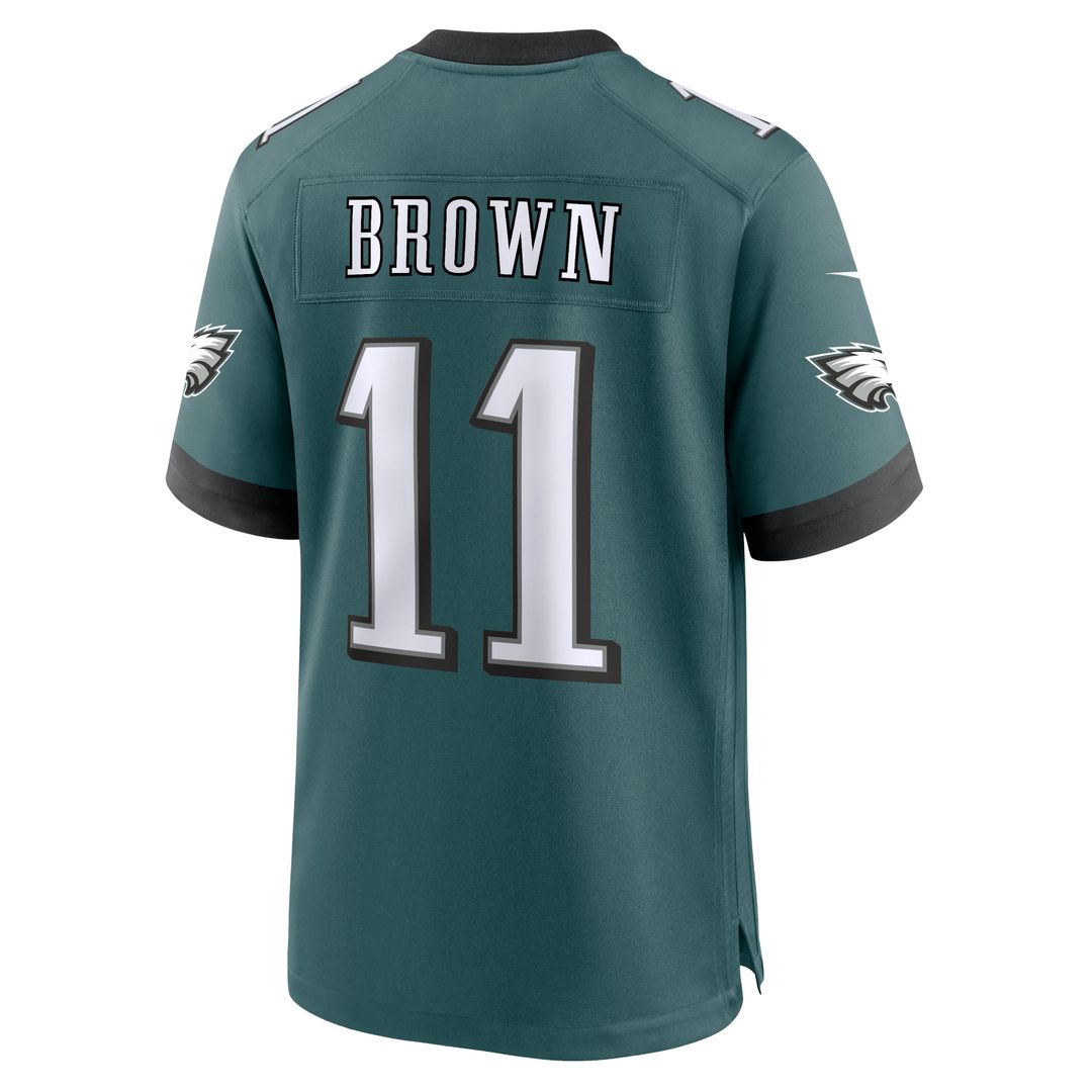 A.J. Brown Philadelphia Eagles Team Jersey - Midnight Green